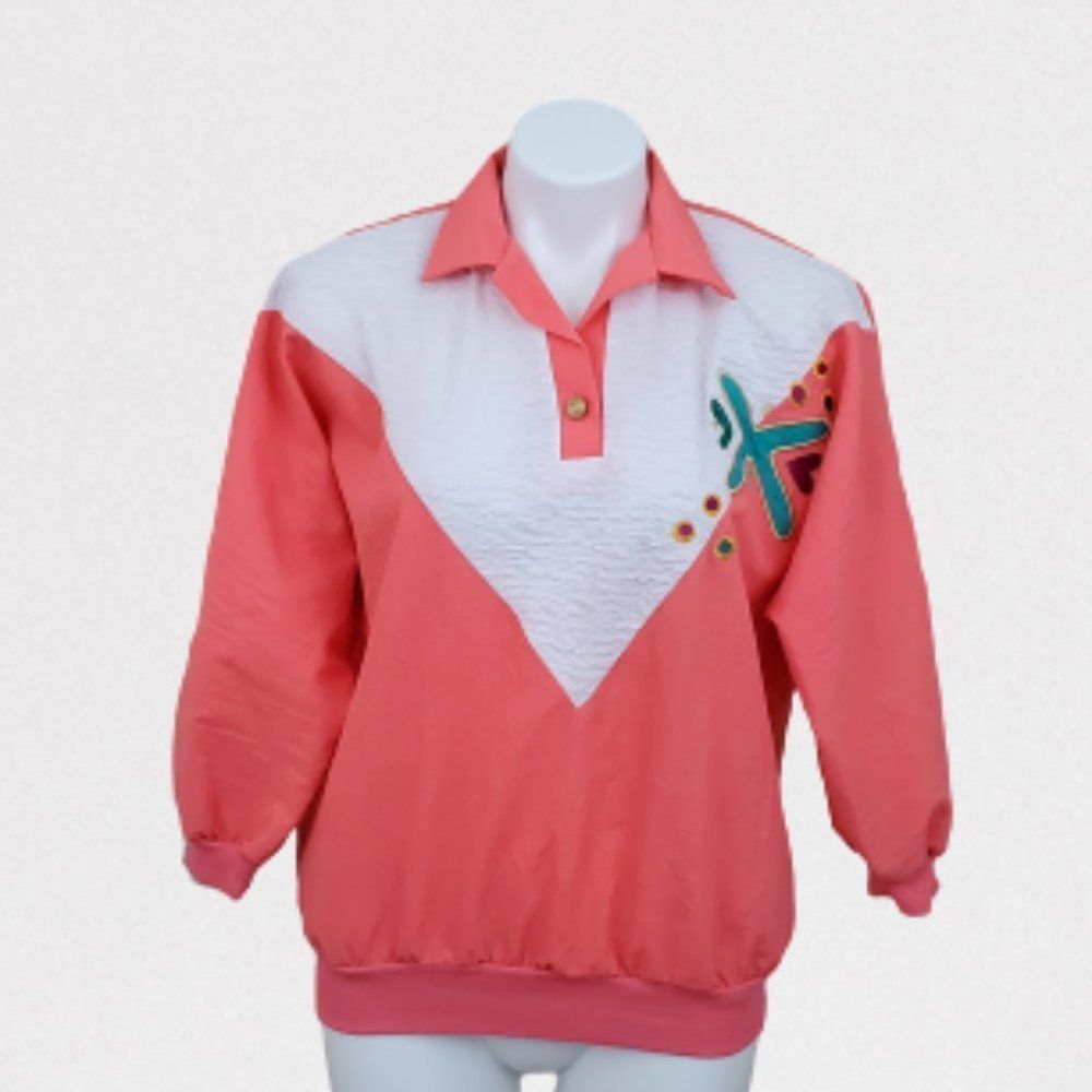 Vintage Teddi Sport Pullover Top